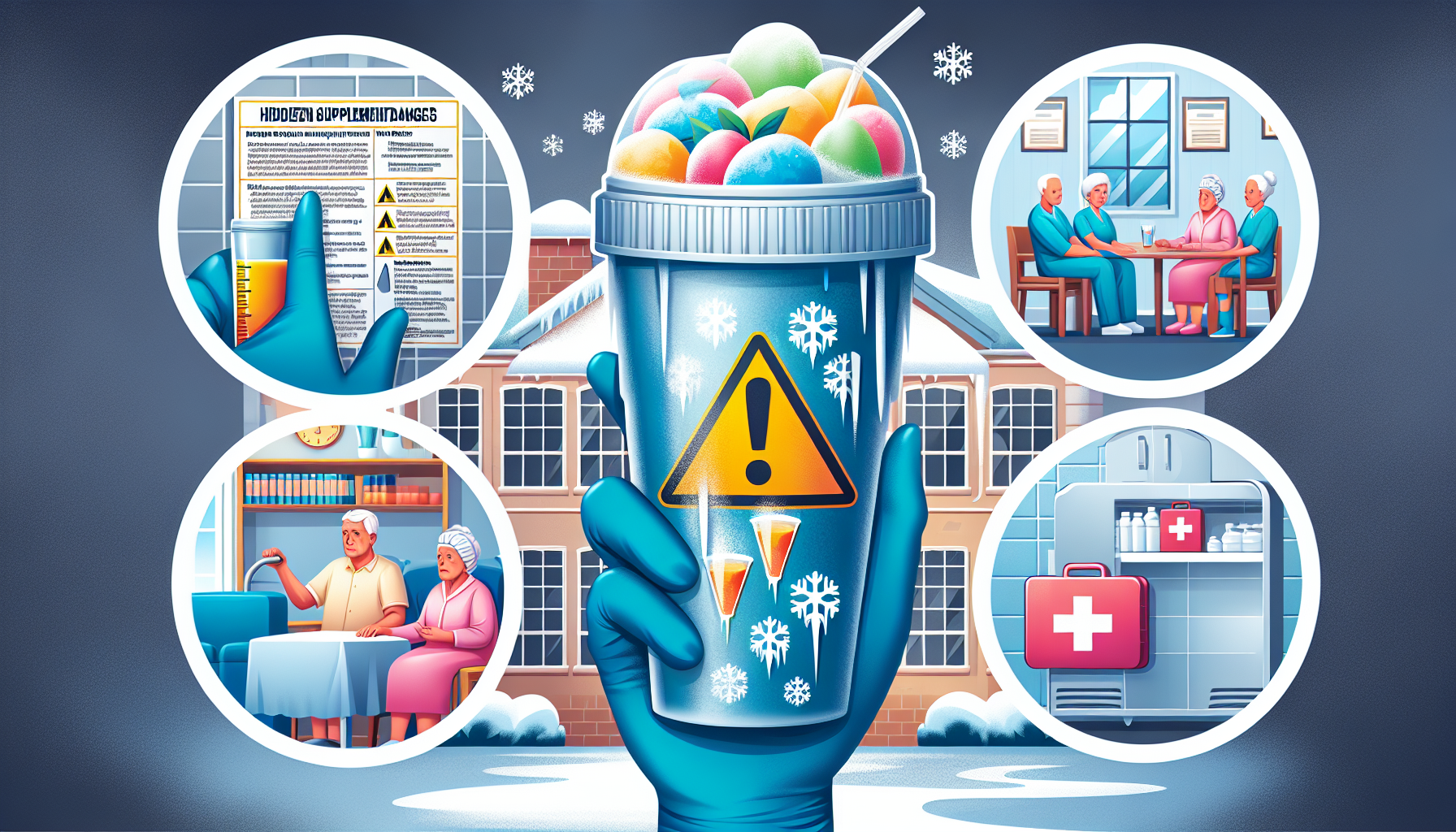 냉동 보충 음료의 숨겨진 위험: 요양원의 건강 위협 실태와 대처법